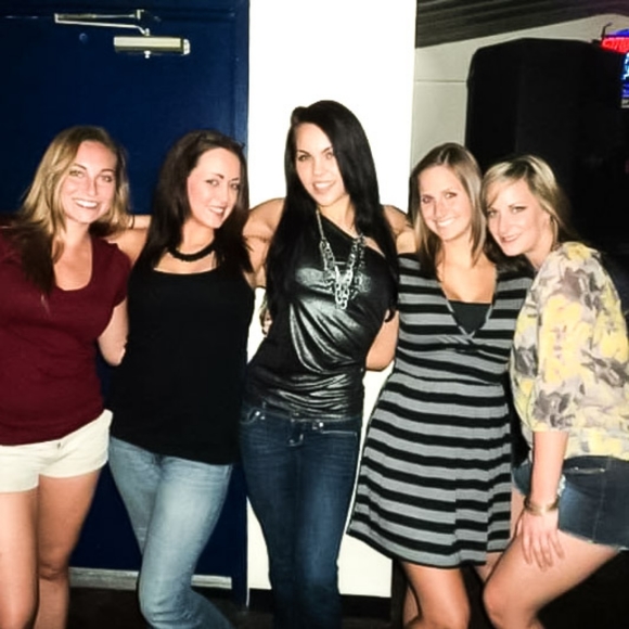 CACHÈ Charcoal Metallic Edgy Asymmetrical Top - Picture 5 of 6